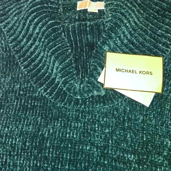 Michael Kors NWT Green Cowl Neck Sweater SIZE SMALL - Picture 9 of 9